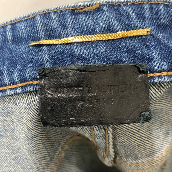 【中古品】【レディース】 YVES SAINT LAURENT イヴ・サンローラン 527379 YB477 デニムパンツ ジーンズ ボトムス ブランド 古着 168-250921-gm-37-fuz サイズ：30 カラー：インディゴ 万代Net店