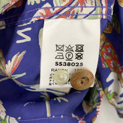 【中古品】【メンズ】 SUN SURF サンサーフ アロハシャツ 半袖シャツ トップス ブランド 古着 145-250614-gm-14-fuz サイズ：S カラー：パープル 万代Net店