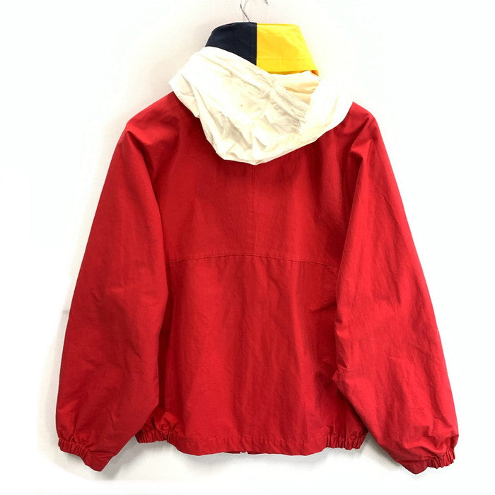 【中古品】【メンズ】 NAUTICA ノーティカ セーリングジャケット ナイロンジャケット アウター ブランド 古着 144-260314-gm-39-fuz サイズ：M カラー：レッド 万代Net店