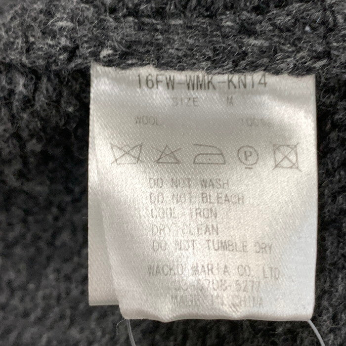 【中古品】【メンズ】 WACKO MARIA ワコマリア 16FW-WMK-KN14 KNIFE PATTERN NORDIC SWEATER ニット セーター ブランド 古着 140-250608-gm-32-fuz サイズ：M カラー：グレー 万代Net店