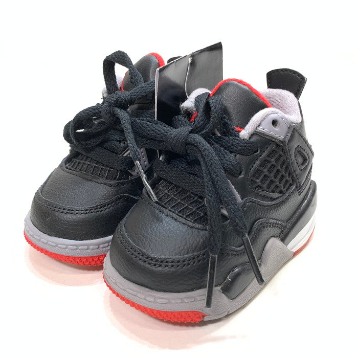 【中古美品】【キッズ】 NIKE ナイキ BQ7670-006 JORDAN 4 RETRO ジョーダン 4 スニーカー 173-251129-gm-02-fuz サイズ：8cm カラー：ブラック 万代Net店
