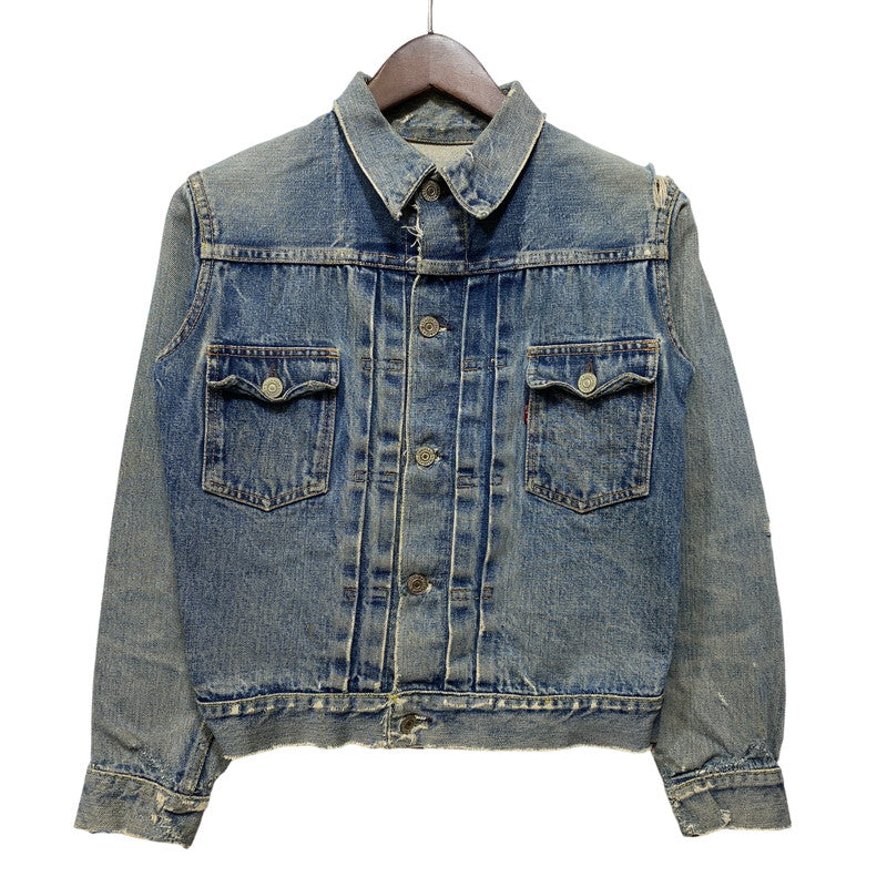 【現状渡し品】【メンズ】 LEVI'S リーバイス 507XX 刻印無し 紙パッチ 両面タブ BIG E 均等 V 2ND DENIM JACKET デニム ジャケット アウター 146-260820-kh-01-izu カラー：インディゴ 万代Net店