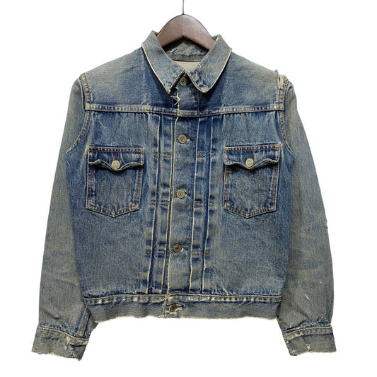 【現状渡し品】【メンズ】 LEVI'S リーバイス 507XX 刻印無し 紙パッチ 両面タブ BIG E 均等 V 2ND DENIM JACKET デニム ジャケット アウター 146-260820-kh-01-izu カラー：インディゴ 万代Net店