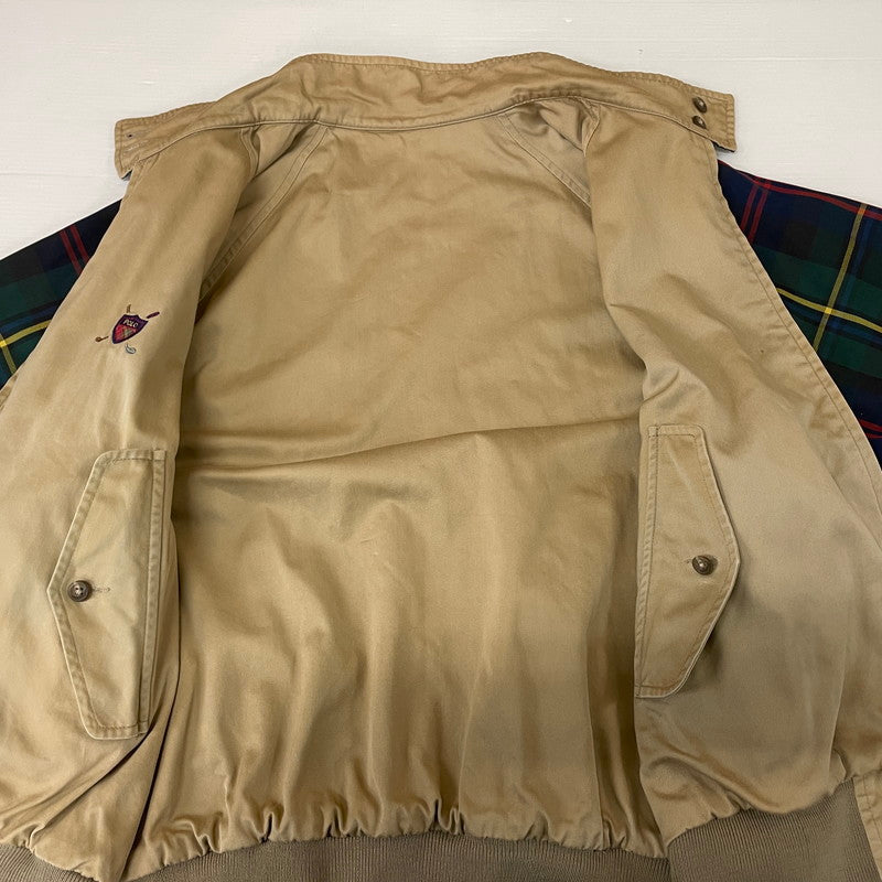 【現状渡し品】【メンズ】 POLO RALPH LAUREN ポロ ラルフローレン 90’ｓ HARRINGTON JACKET 90年代 ハリントン ジャケット アウター 147-260614-sa-05-tei サイズ：XL カラー：ベージュ 万代Net店