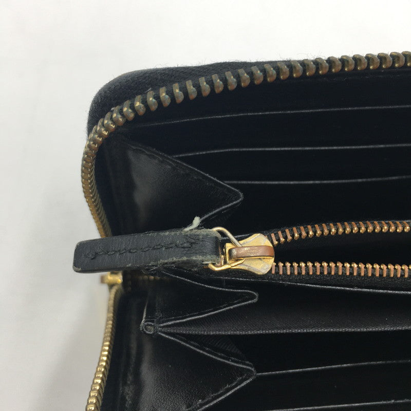 【中古品】【レディース】 GUCCI グッチ HORSE BIT ROUND ZIP WALLET 621889 ホースビット ラウンド ジップ ウォレット 長財布 ロングウォレット 181-250523-KS-07-tei カラー：BLACK 万代Net店