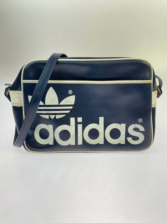【現状渡し品】【メンズ/レディース】 adidas アディダス デサント 80S SHOULDER BAG ショルダーバッグ カバン 鞄 188-260321-zi-03-min カラー：ネイビー 万代Net店