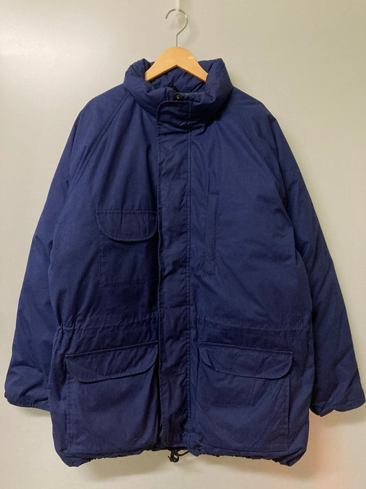 【現状渡し品】【メンズ】 Eddie Bauer エディー・バウアー 黒タグ前期 70S GOOSE DOWN アウター 146-251222-zi-06-min サイズ：L カラー：ネイビー 万代Net店