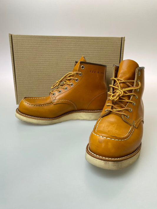 【中古品】【メンズ】 RED WING レッドウィング IRISH SETTER 9875 復刻犬タグ アイリッシュセッター 犬タグ レザー ブーツ メンズ 靴 シューズ 164-251024-em-17-min サイズ：6 1/2 カラー：ブラウン 万代Net店