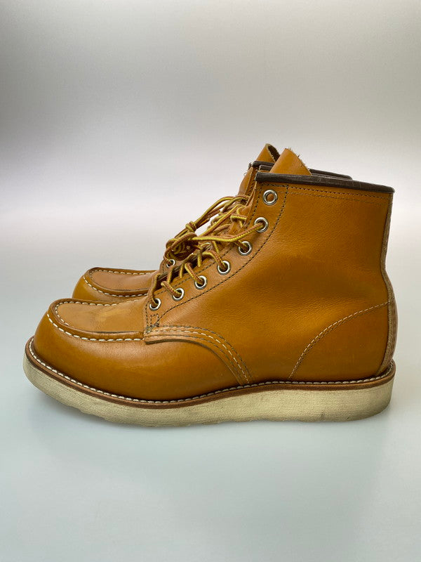 【中古品】【メンズ】 RED WING レッドウィング IRISH SETTER 9875 復刻犬タグ アイリッシュセッター 犬タグ レザー ブーツ メンズ 靴 シューズ 164-251024-em-17-min サイズ：6 1/2 カラー：ブラウン 万代Net店