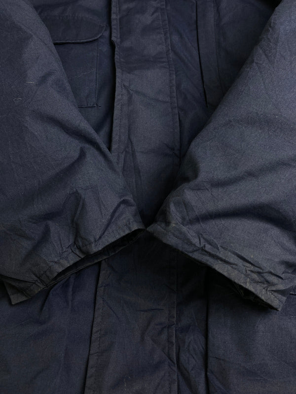 【現状渡し品】【メンズ】 Eddie Bauer エディー・バウアー 黒タグ前期 70S GOOSE DOWN アウター 146-251222-zi-06-min サイズ：L カラー：ネイビー 万代Net店