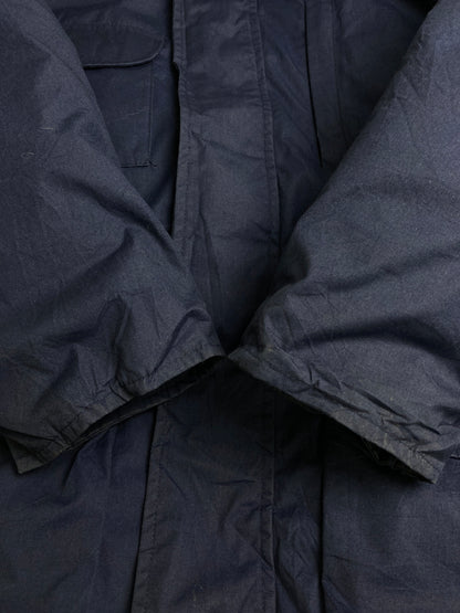 【現状渡し品】【メンズ】 Eddie Bauer エディー・バウアー 黒タグ前期 70S GOOSE DOWN アウター 146-251222-zi-06-min サイズ：L カラー：ネイビー 万代Net店
