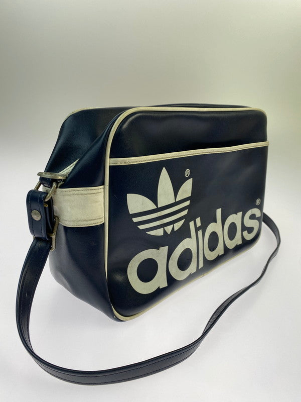 【現状渡し品】【メンズ/レディース】 adidas アディダス デサント 80S SHOULDER BAG ショルダーバッグ カバン 鞄 188-260321-zi-03-min カラー：ネイビー 万代Net店