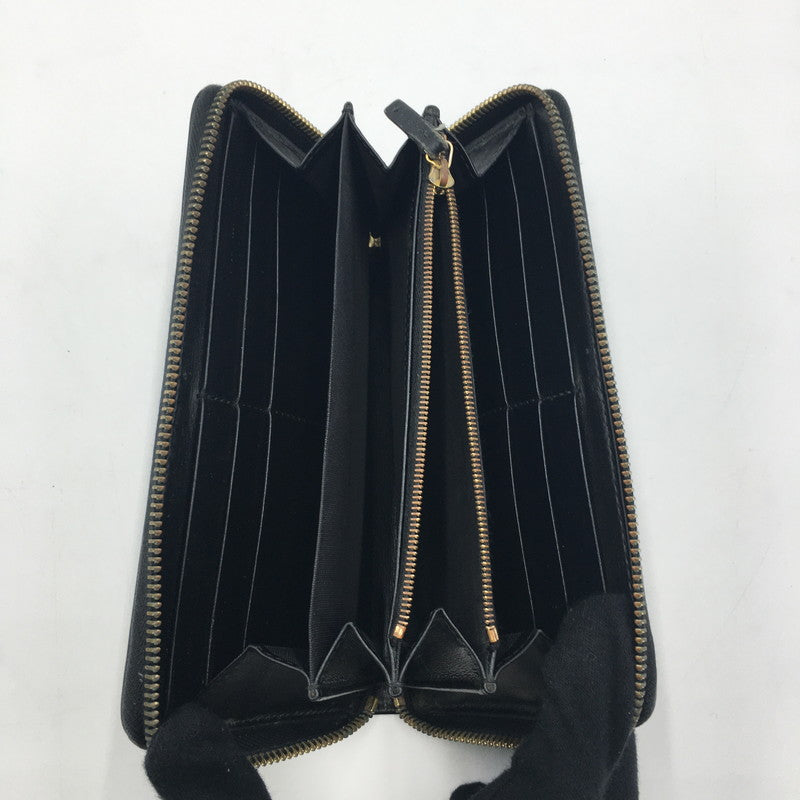 【中古品】【レディース】 GUCCI グッチ HORSE BIT ROUND ZIP WALLET 621889 ホースビット ラウンド ジップ ウォレット 長財布 ロングウォレット 181-250523-KS-07-tei カラー：BLACK 万代Net店