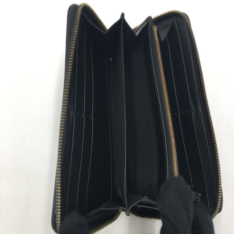 【中古品】【レディース】 GUCCI グッチ HORSE BIT ROUND ZIP WALLET 621889 ホースビット ラウンド ジップ ウォレット 長財布 ロングウォレット 181-250523-KS-07-tei カラー：BLACK 万代Net店