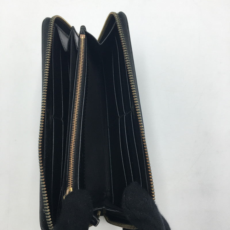 【中古品】【レディース】 GUCCI グッチ HORSE BIT ROUND ZIP WALLET 621889 ホースビット ラウンド ジップ ウォレット 長財布 ロングウォレット 181-250523-KS-07-tei カラー：BLACK 万代Net店