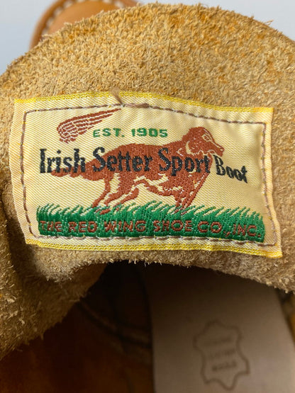 【中古品】【メンズ】 RED WING レッドウィング IRISH SETTER 9875 復刻犬タグ アイリッシュセッター 犬タグ レザー ブーツ メンズ 靴 シューズ 164-251024-em-17-min サイズ：6 1/2 カラー：ブラウン 万代Net店