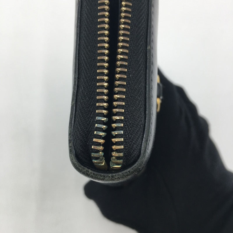 【中古品】【レディース】 GUCCI グッチ HORSE BIT ROUND ZIP WALLET 621889 ホースビット ラウンド ジップ ウォレット 長財布 ロングウォレット 181-250523-KS-07-tei カラー：BLACK 万代Net店