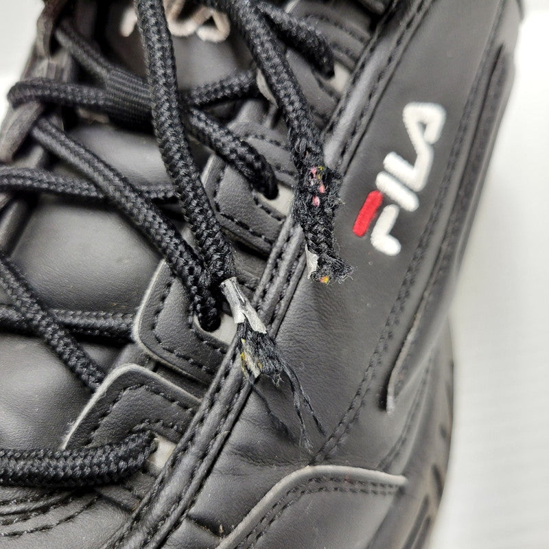 【中古品】【メンズ/レディース】 FILA フィラ DISRUPTOR 2  F0540 0025 ディスラプター2 スニーカー シューズ 靴 163-241002-as-36-izu サイズ：26cm カラー：ブラック 万代Net店