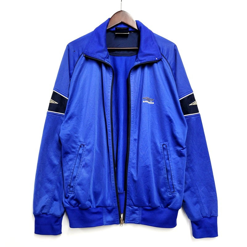 【現状渡し品】【メンズ】 UMBRO アンブロ 00S TRACK JACKET 中国製 トラックジャケット アウター 146-241108-as-06-izu サイズ：M カラー：ブルー 万代Net店