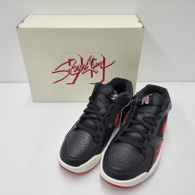 【中古美品】【メンズ】 NIKE ナイキ FB2269-001 WOMEN'S JORDAN STADIUM 90 BLACK/WHITE/SAIL/GYM RED ウィメンズ ジョーダン スタジアム90 スニーカー シューズ 靴 160-241207-mm-02-izu サイズ：27.5cm カラー：ブラック/ホワイト/セイル/ジムレッド 万代Net店