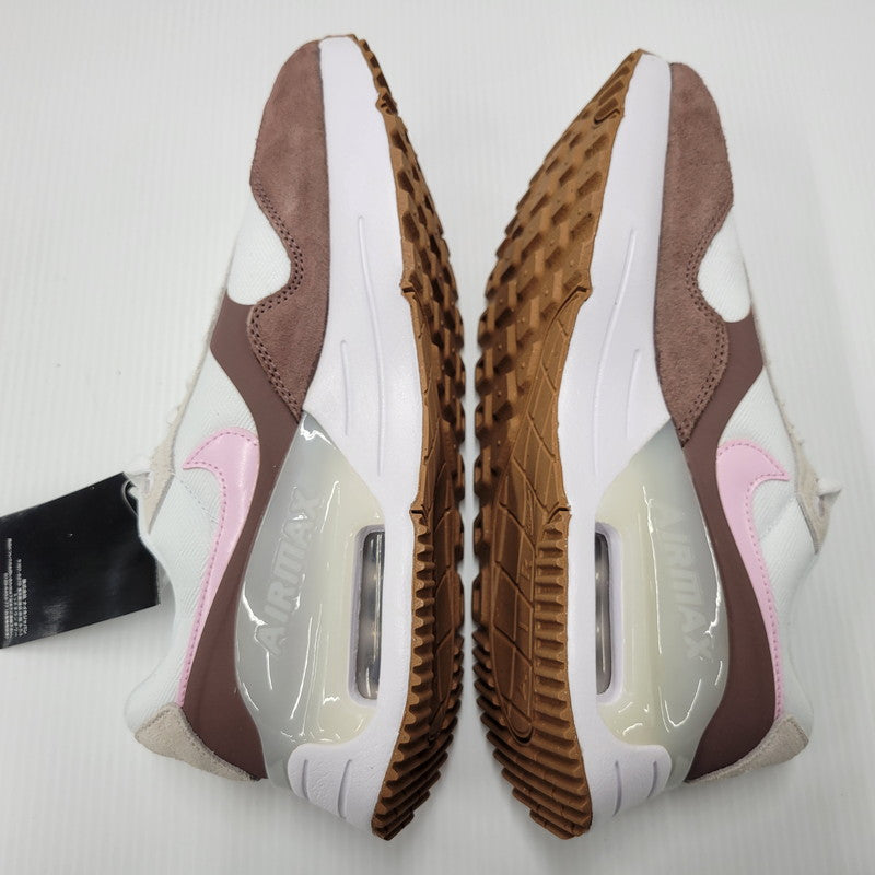 【中古美品】【メンズ】 NIKE ナイキ DZ1637-103 WOMEN'S AIR MAX SYSTM ウィメンズ エアマックス WHITE/SMOKEY MAUVE/GUM MEDIUM BROWN/PINK FOAM ホワイト/スモーキーモーブ/ガムミディアムブラウン/ピンクフォーム スニーカー シューズ 靴 160-241207-mm-05-izu サイズ：28.0cm 万代Net店