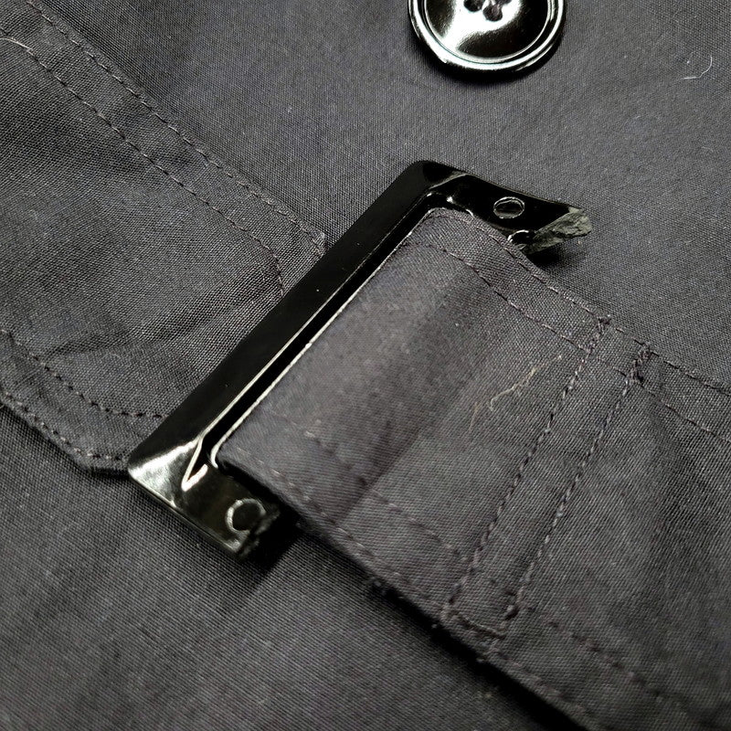 【現状渡し品】【メンズ】 U.S.NAVY ユーエスネイビー 00S TRENCH COAT SPM1C1-09-D-1070 トレンチコート 2009年製 アウター 146-250125-as-02-izu サイズ：42L カラー：ブラック 万代Net店