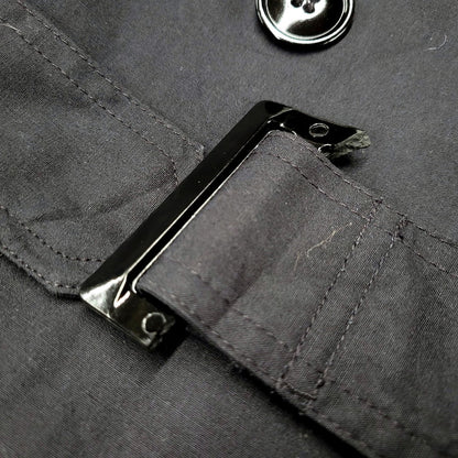 【現状渡し品】【メンズ】 U.S.NAVY ユーエスネイビー 00S TRENCH COAT SPM1C1-09-D-1070 トレンチコート 2009年製 アウター 146-250125-as-02-izu サイズ：42L カラー：ブラック 万代Net店