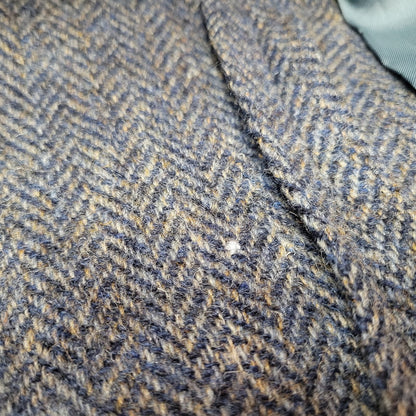 【中古品】【メンズ】 HARRIS TWEED ハリスツイード 80S 2B WOOL TAILORED JACKET 2B ウール テーラードジャケット USA製 アウター 146-250206-as-05-izu カラー：グレー系 万代Net店