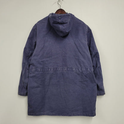 【現状渡し品】【メンズ】 GERMANY ARMY ジャーマンアーミー 90S BOA LINER FIELD PARKA OPTI ZIP ボアライナー フィールドパーカー 1992年製 ジャケット アウター 146-250301-as-26-izu サイズ：52 カラー：ネイビー系 万代Net店