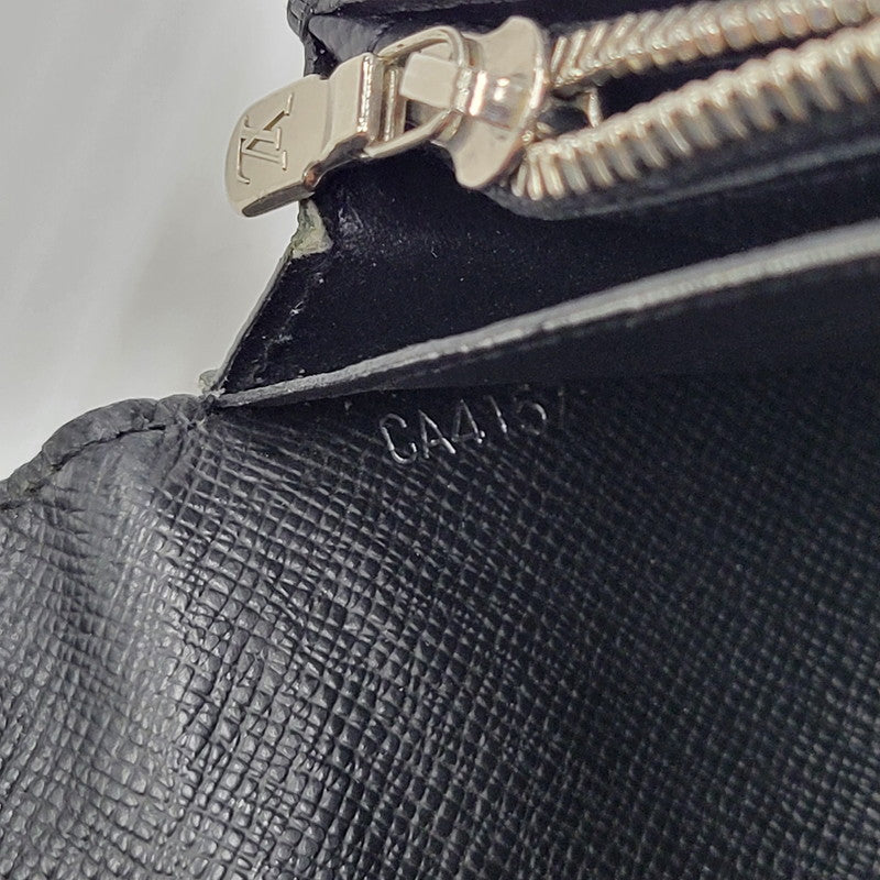 【現状渡し品】【メンズ/レディース】 LOUIS VUITTON ルイ・ヴィトン CA4157 M61816 エピ ポルトフォイユ・ブラザ ロングウォレット 長財布 179-250317-as-19-izu カラー：ブラック 万代Net店