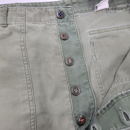 【現状渡し品】【メンズ】 U.S.ARMY ユーエスアーミー 60S BAKER PANTS 60年初期 べイカーパンツ ボトムス 157-250319-as-15-izu サイズ：M カラー：グリーン系 万代Net店
