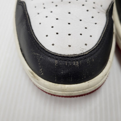 【中古品】【メンズ】 NIKE ナイキ 555088-184 AIR JORDAN 1 RETRO HIGH OG エアジョーダン1 レトロ ハイ オリジナル BLACK TOE ブラック トゥ スニーカー シューズ 靴 160-250325-mm-11-izu サイズ：28.0cm カラー：ブラック/レッド/ホワイト 万代Net店