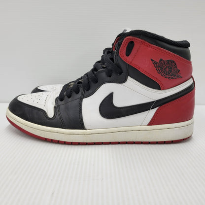【中古品】【メンズ】 NIKE ナイキ 555088-184 AIR JORDAN 1 RETRO HIGH OG エアジョーダン1 レトロ ハイ オリジナル BLACK TOE ブラック トゥ スニーカー シューズ 靴 160-250325-mm-11-izu サイズ：28.0cm カラー：ブラック/レッド/ホワイト 万代Net店