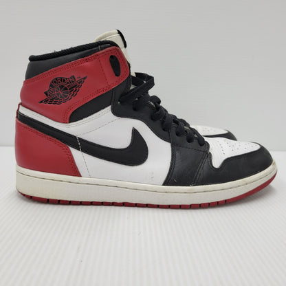【中古品】【メンズ】 NIKE ナイキ 555088-184 AIR JORDAN 1 RETRO HIGH OG エアジョーダン1 レトロ ハイ オリジナル BLACK TOE ブラック トゥ スニーカー シューズ 靴 160-250325-mm-11-izu サイズ：28.0cm カラー：ブラック/レッド/ホワイト 万代Net店