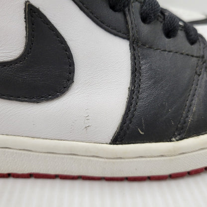 【中古品】【メンズ】 NIKE ナイキ 555088-184 AIR JORDAN 1 RETRO HIGH OG エアジョーダン1 レトロ ハイ オリジナル BLACK TOE ブラック トゥ スニーカー シューズ 靴 160-250325-mm-11-izu サイズ：28.0cm カラー：ブラック/レッド/ホワイト 万代Net店