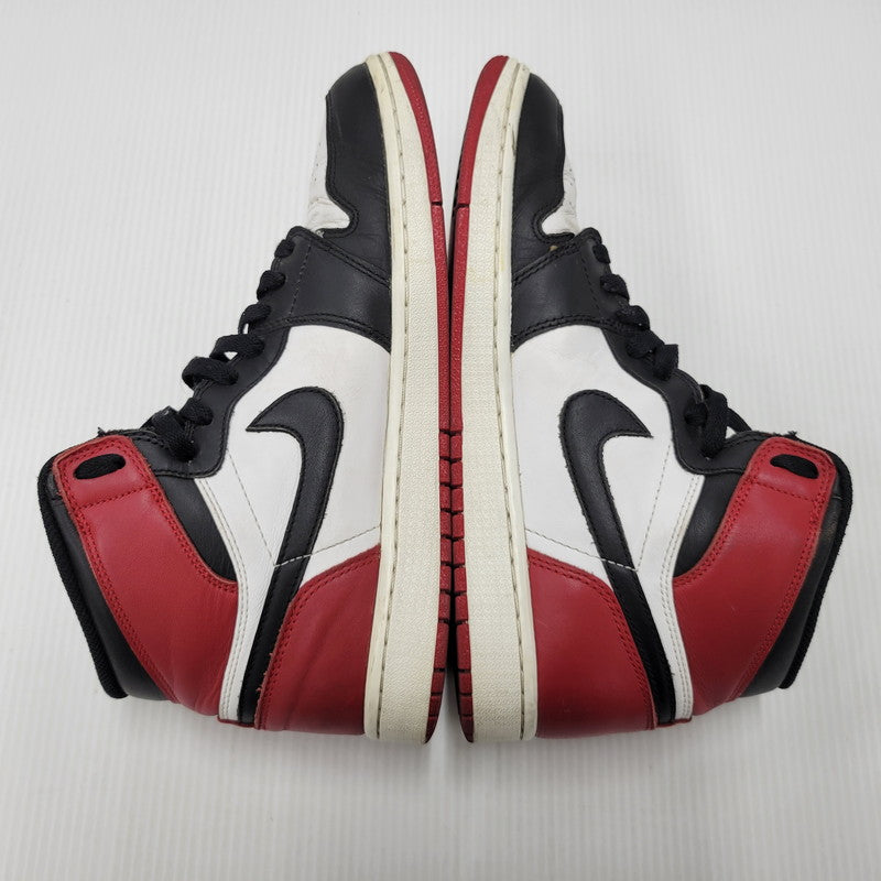 【中古品】【メンズ】 NIKE ナイキ 555088-184 AIR JORDAN 1 RETRO HIGH OG エアジョーダン1 レトロ ハイ オリジナル BLACK TOE ブラック トゥ スニーカー シューズ 靴 160-250325-mm-11-izu サイズ：28.0cm カラー：ブラック/レッド/ホワイト 万代Net店