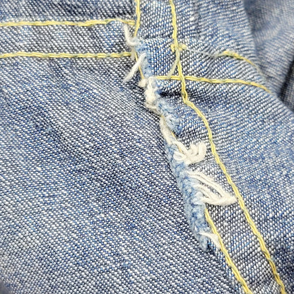 【中古品】【メンズ】 MONTGOMERY WARD モントゴメリー・ワード 月桂樹＆3連スター刻印ボタン 40S 101大戦 1POCKET 1ST DENIM JACKET デニムジャケット アウター 長袖 146-250512-ma-01-izu サイズ：不明 カラー：インディゴ 万代Net店