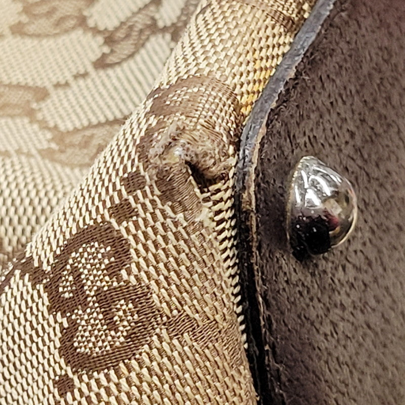 【現状渡し品】【レディース】 GUCCI グッチ 120836 GGキャンバス トートバッグ 鞄 カバン 180-250512-ma-16-izu カラー：茶系 万代Net店