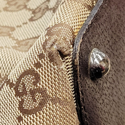 【現状渡し品】【レディース】 GUCCI グッチ 120836 GGキャンバス トートバッグ 鞄 カバン 180-250512-ma-16-izu カラー：茶系 万代Net店