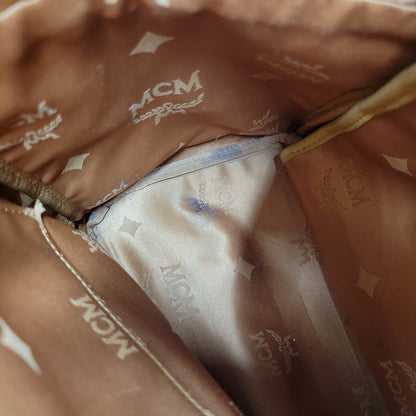 【現状渡し品】【メンズ/レディース】 MCM エム・シー・エム VISETOS STUDS BACKPACK MMK2AVE01 ヴィセトス スタッズ バックパック リュック バッグ カバン 鞄 180-250520-as-13-izu カラー：ブラウン 万代Net店