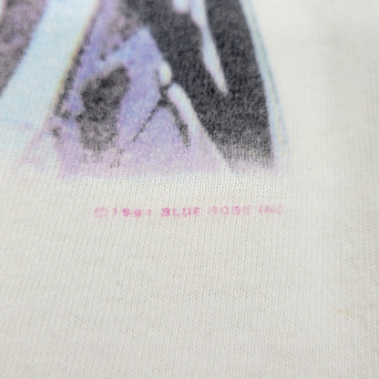【中古品】【メンズ】 HANES ヘインズ GARTH BROOKS c1991 SS TEE ショートスリーブ Tシャツ USA製 両シングル 半袖 トップス 146-250527-as-41-izu サイズ：L カラー：クリーム系 万代Net店