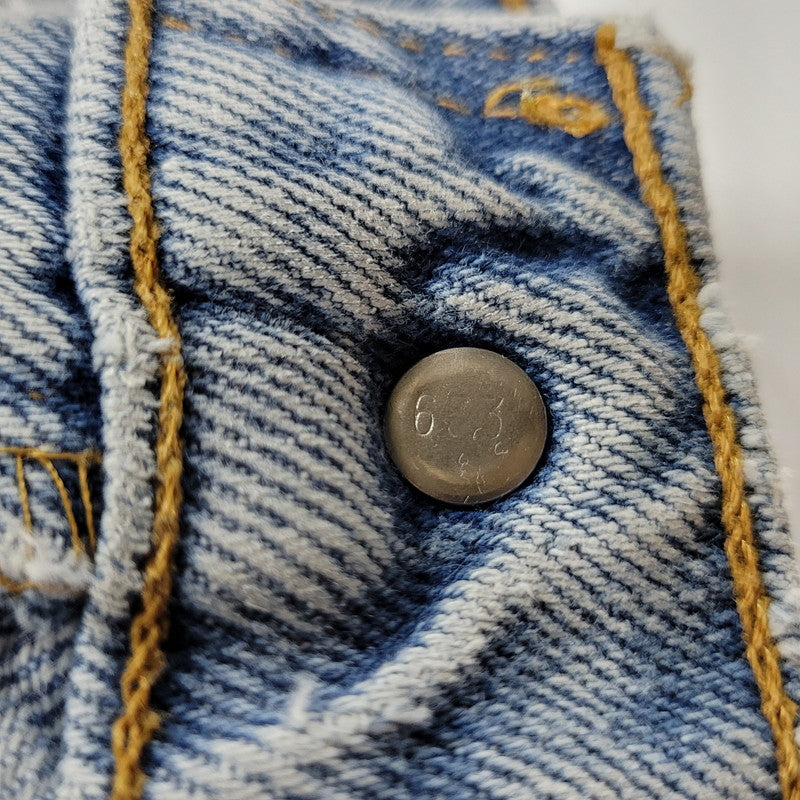 【中古品】【メンズ】 550 RELAXED FIT TAPERED LEG DENIM PANTS 550-4891 リラックスド フィット テーパード レッグ デニムパンツ 刻印653 USA製 ジーンズ ボトムス 157-250627-as-01-izu サイズ：30×34 カラー：ライトインディゴ 万代Net店