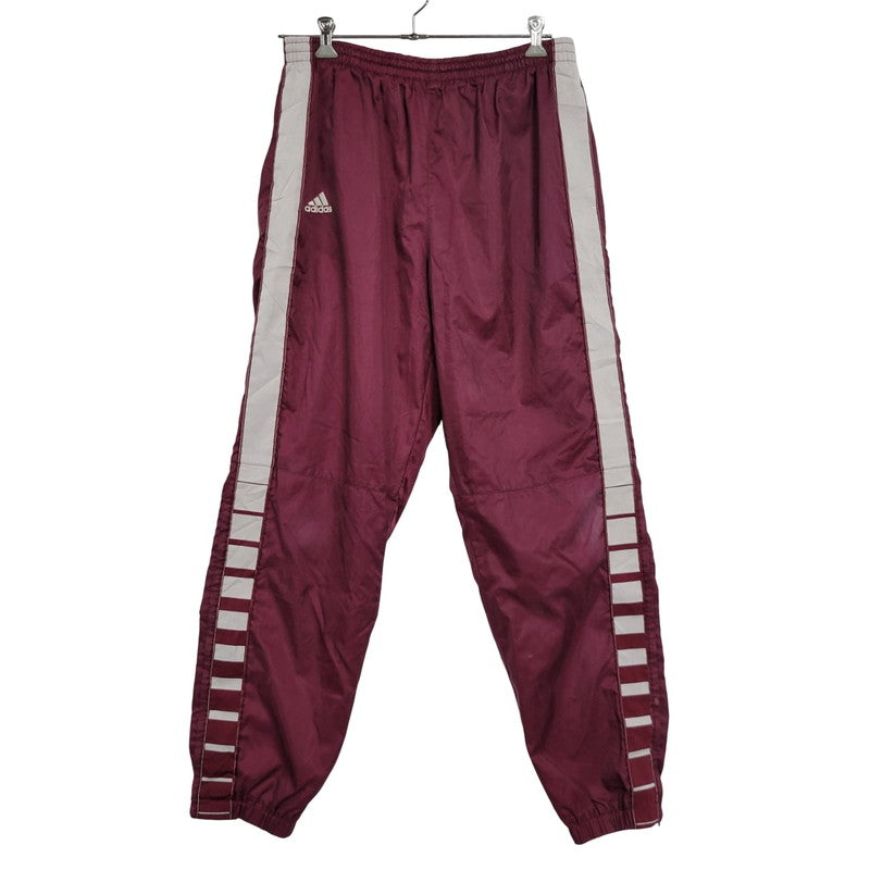 【中古品】【メンズ】 adidas アディダス 90S NYLON PANTS ナイロン パンツ ボトムス 157-250627-rk-01-izu サイズ：Lサイズ カラー：赤 万代Net店