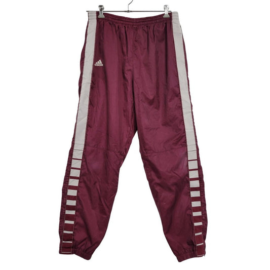 【中古品】【メンズ】 adidas アディダス 90S NYLON PANTS ナイロン パンツ ボトムス 157-250627-rk-01-izu サイズ：Lサイズ カラー：赤 万代Net店