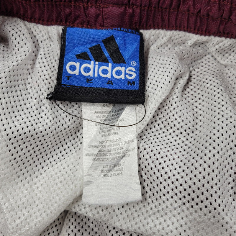 【中古品】【メンズ】 adidas アディダス 90S NYLON PANTS ナイロン パンツ ボトムス 157-250627-rk-01-izu サイズ：Lサイズ カラー：赤 万代Net店