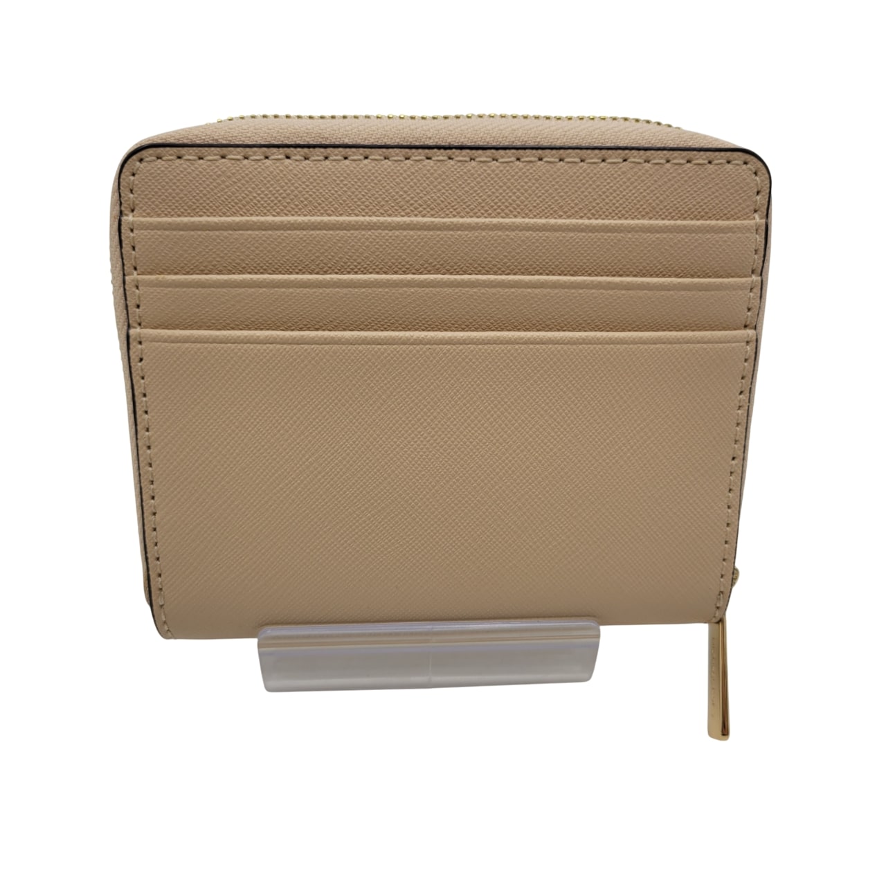 【中古美品】【レディース】 Michael Kors マイケルコース JET SET TRAVEL MD ZA SNAP WALLET LEATHER 35T0GTVD6L ジェットセットトラベル スナップ ウォレット レザー 財布 200-250705-as-05-izu カラー：ベージュ 万代Net店