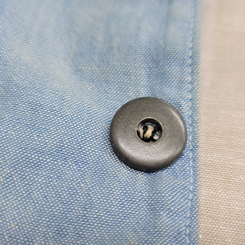 【現状渡し品】【メンズ】 USED CHAMBRAY WORK JACKET シャンブレー ワークジャケット 146-250807-as-25-izu サイズ：F カラー：ブルー 万代Net店