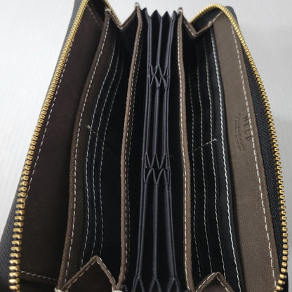 【中古品】【メンズ/レディース】 NELD ネルド CAMEL LEATHER ROUND ZIPPER LONG WALLET AN280 キャメルレザー ラウンドジッパー ロングウォレット 長財布 200-250828-as-06-izu カラー：ブラウン 万代Net店