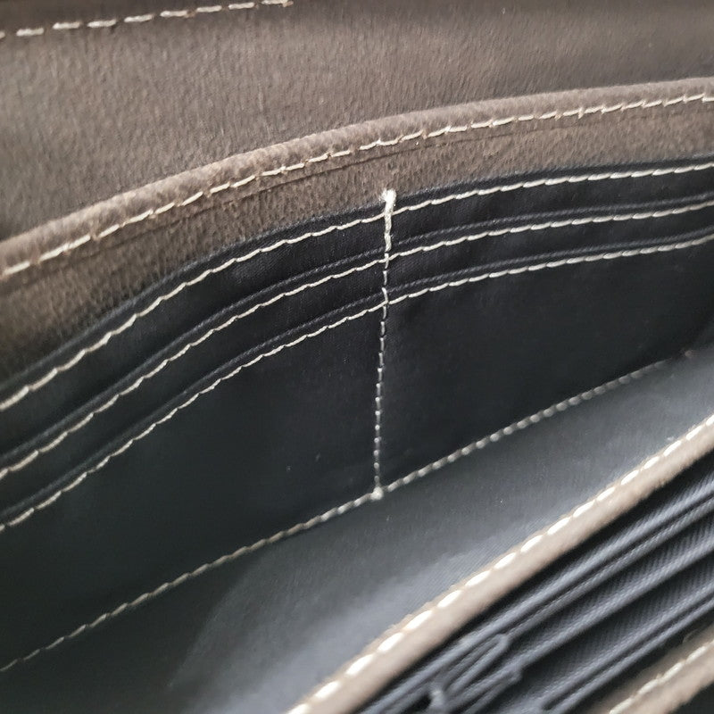 【中古品】【メンズ/レディース】 NELD ネルド CAMEL LEATHER ROUND ZIPPER LONG WALLET AN280 キャメルレザー ラウンドジッパー ロングウォレット 長財布 200-250828-as-06-izu カラー：ブラウン 万代Net店