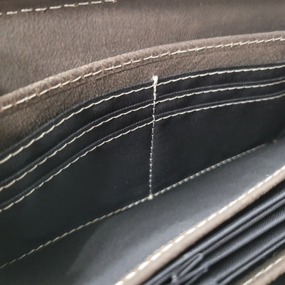 【中古品】【メンズ/レディース】 NELD ネルド CAMEL LEATHER ROUND ZIPPER LONG WALLET AN280 キャメルレザー ラウンドジッパー ロングウォレット 長財布 200-250828-as-06-izu カラー：ブラウン 万代Net店